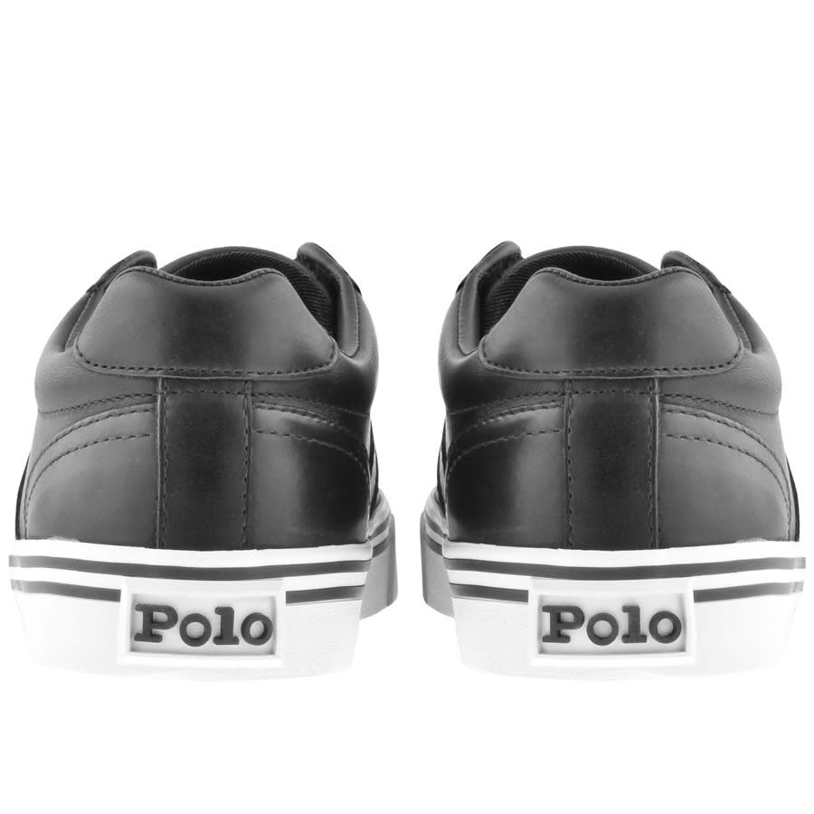 Alternative Image for ProductRalph Lauren Hanford Leather Trainers Black2